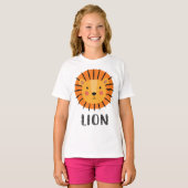 ライオン フェイス Tシャツ (正面フル)