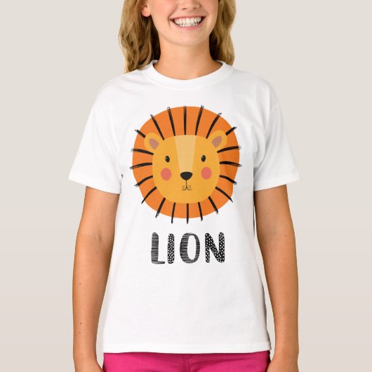 ライオン フェイス Tシャツ (正面)