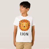ライオン フェイス Tシャツ (正面フル)