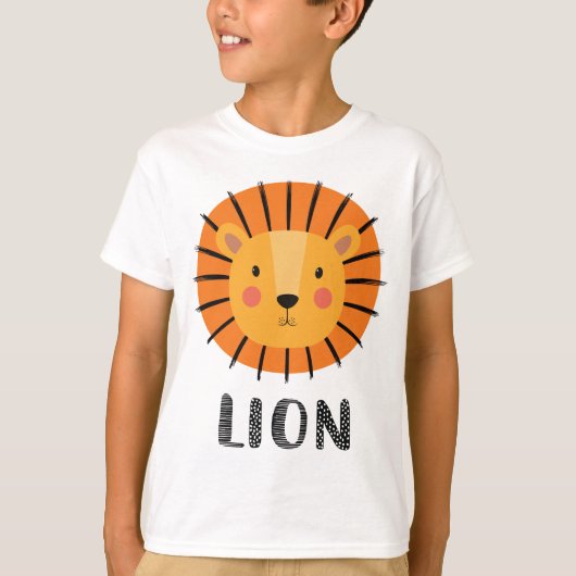 ライオン フェイス Tシャツ (正面)