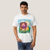 ライオン フラワー Tシャツ (正面フル)