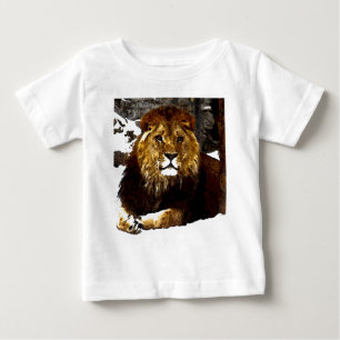 ライオン ベビーTシャツ