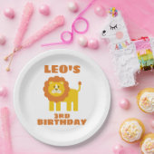 ライオン ペーパープレート (パーティー)
