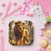 ライオン ペーパープレート (パーティー)