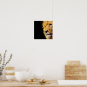 ライオン ポスター (キッチン)