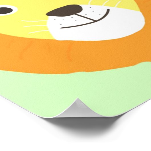 ライオン ポスター (角)