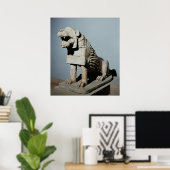 ライオン ポスター (ホームオフィス)