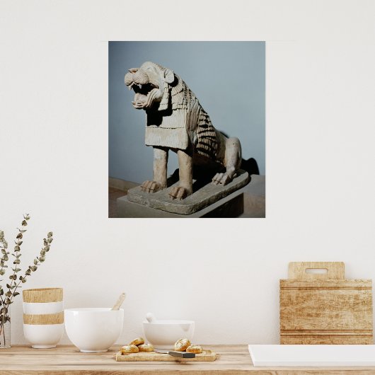 ライオン ポスター (キッチン)