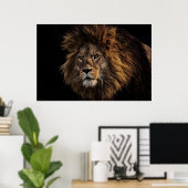 ライオン ポスター (ホームオフィス)