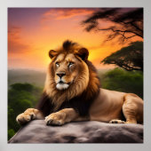 ライオン ポスター (正面)