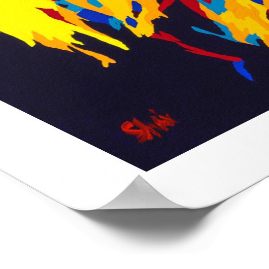 ライオン ポスター (角)