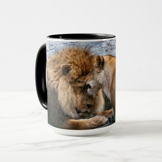 ライオン マグカップ (正面左)