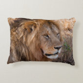 ライオン・マサイ・マラ国立保護区(ケニア) アクセントクッション (裏面)