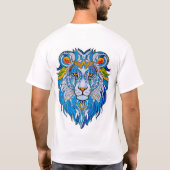 ライオン マンダラ Tシャツ (裏面)