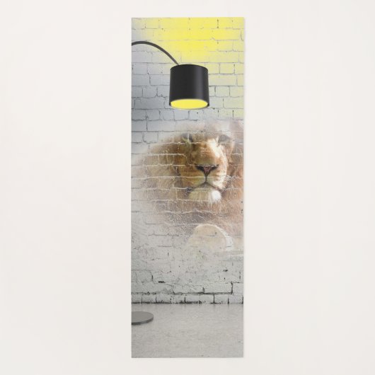 ライオン ヨガマット (裏面)