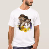 ライオン ライオンess フローラル グリーン tシャツ (正面)