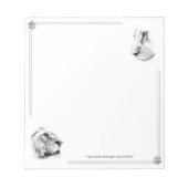 ライオン ライオンess 力強さと明晰さを持ってリードする ノートパッド (正面)