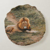 ライオン ラウンドクッション (裏面)