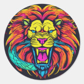 ライオン ラウンドシール (正面)