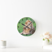 ライオン ラウンド壁時計 (ホーム)