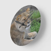 ライオン ラウンド壁時計 (傾斜)