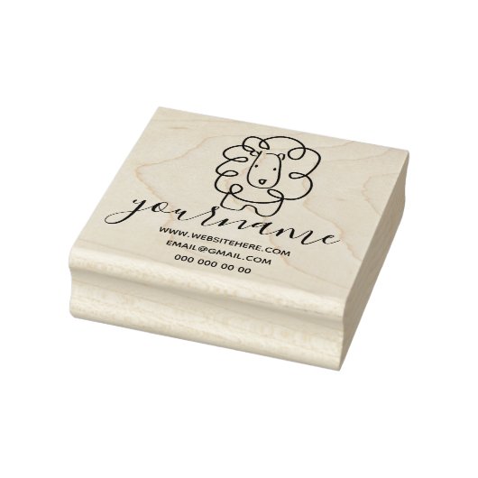 ライオン ラバースタンプ (スタンプ)