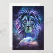 ライオン ラブリー ライオン 招待状 (正面/裏面)