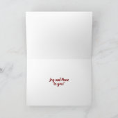 ライオン&ラム平和（半光沢） – ジェフ・ウィリス・アート カード (内部)