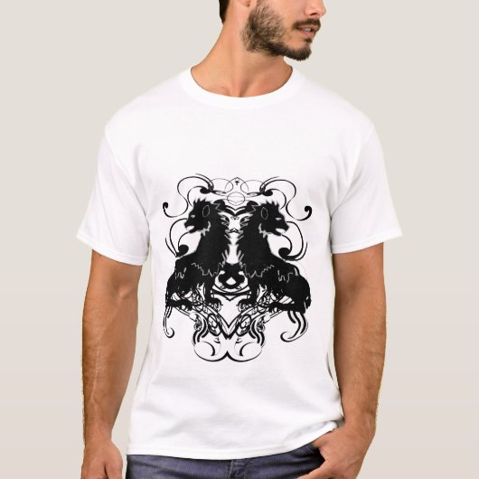 ライオン・ランパント ルネサンス ウェディング Tシャツ (正面)
