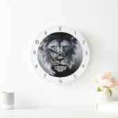 ライオン ラージ壁時計 (ホーム)