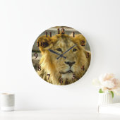 ライオン ラージ壁時計 (ホーム)