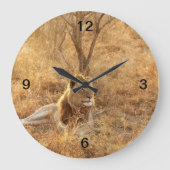 ライオン ラージ壁時計 (正面)