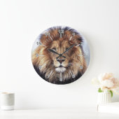 ライオン ラージ壁時計 (ホーム)