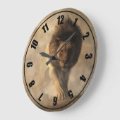 ライオン ラージ壁時計 (傾斜)