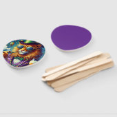 ライオン/ルイジアナマルディグラ ハンドファン (組立なし)