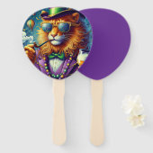 ライオン/ルイジアナマルディグラ ハンドファン (正面&裏面)