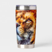 ライオン 保温保冷タンブラー (正面)