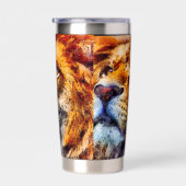 ライオン 保温保冷タンブラー (右面)