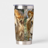 ライオン 保温保冷タンブラー (右面)