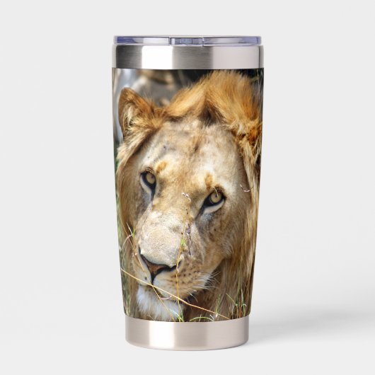 ライオン 保温保冷タンブラー (背面)