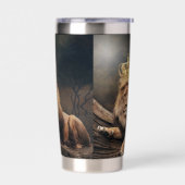 ライオン 保温保冷タンブラー (左面)