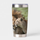 ライオン 保温保冷タンブラー (背面)