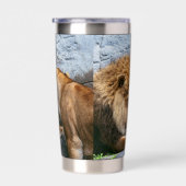 ライオン 保温保冷タンブラー (右面)