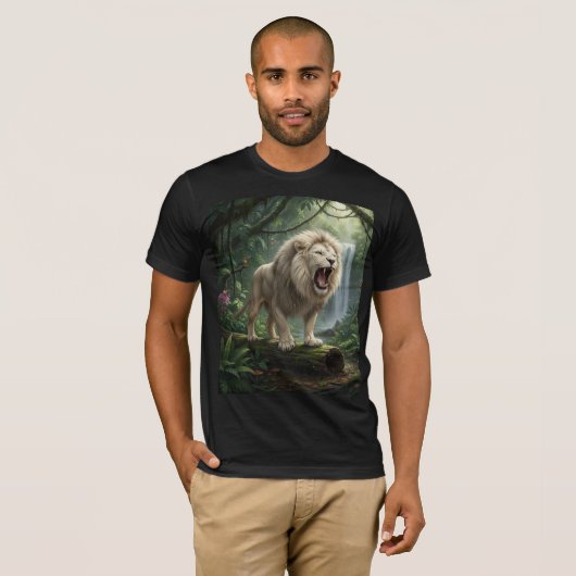 ライオン 半袖Tシャツ Tシャツ (正面フル)
