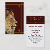 ライオン 名刺 (正面/裏面)