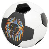 ライオン,大きな猫,色とりどりのデザイン サッカーボール (3/4)