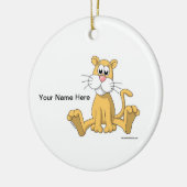 ライオン – 女性 セラミックオーナメント (左)