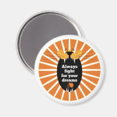 ライオン – 常に夢のために戦う マグネット (正面/裏面)