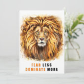 ライオン 恐怖を感じず 支配しよう 招待状 (スタンド正面)