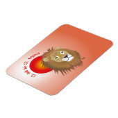 ライオン - 星座 プレミアム フレキシブル マグネット (左側)